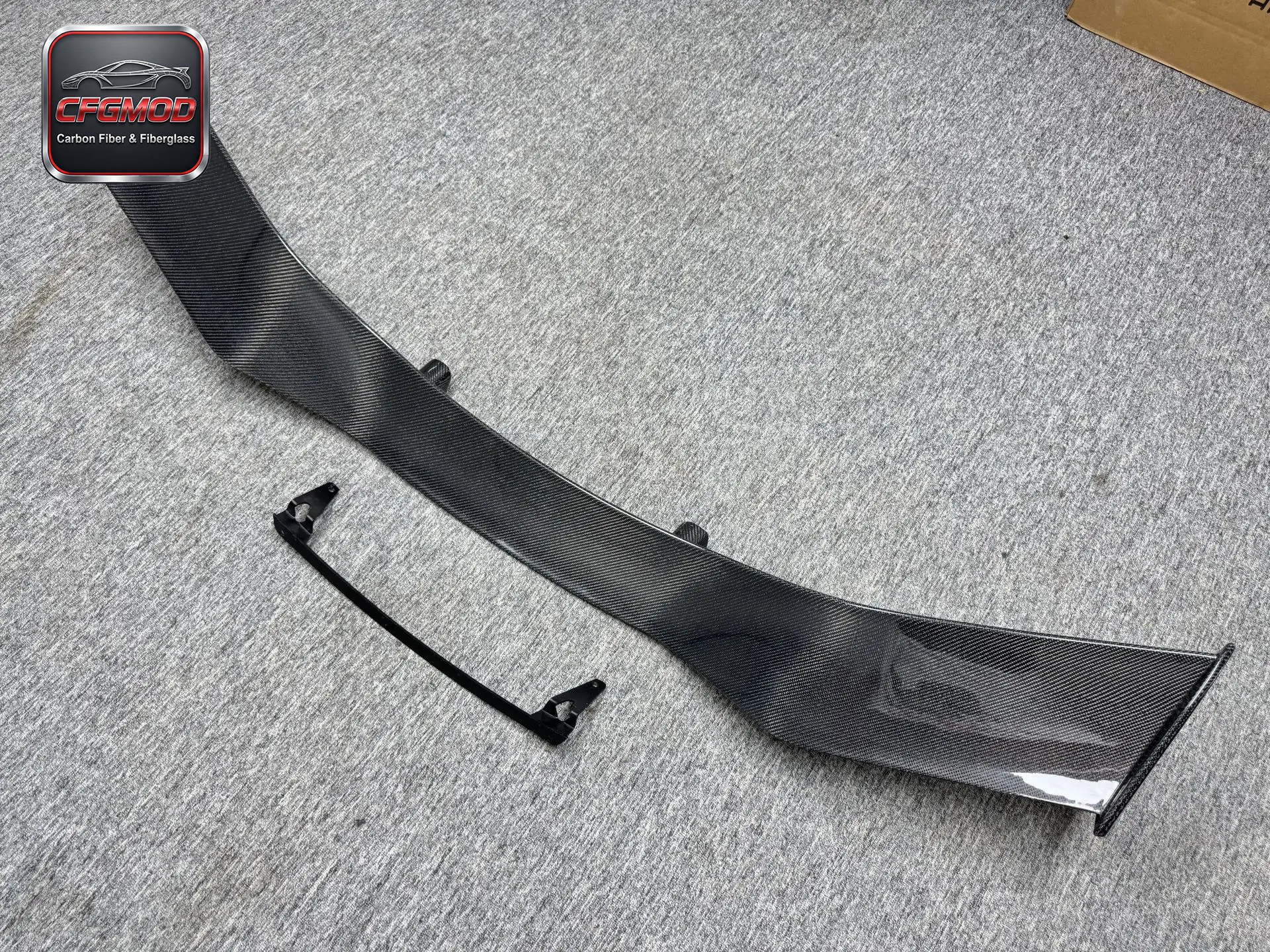 Dry Carbon Fiber Z07 Style Rear Trunk Spoiler Wing for Chevrolet Corvette C8 Z51 2020+ — 9