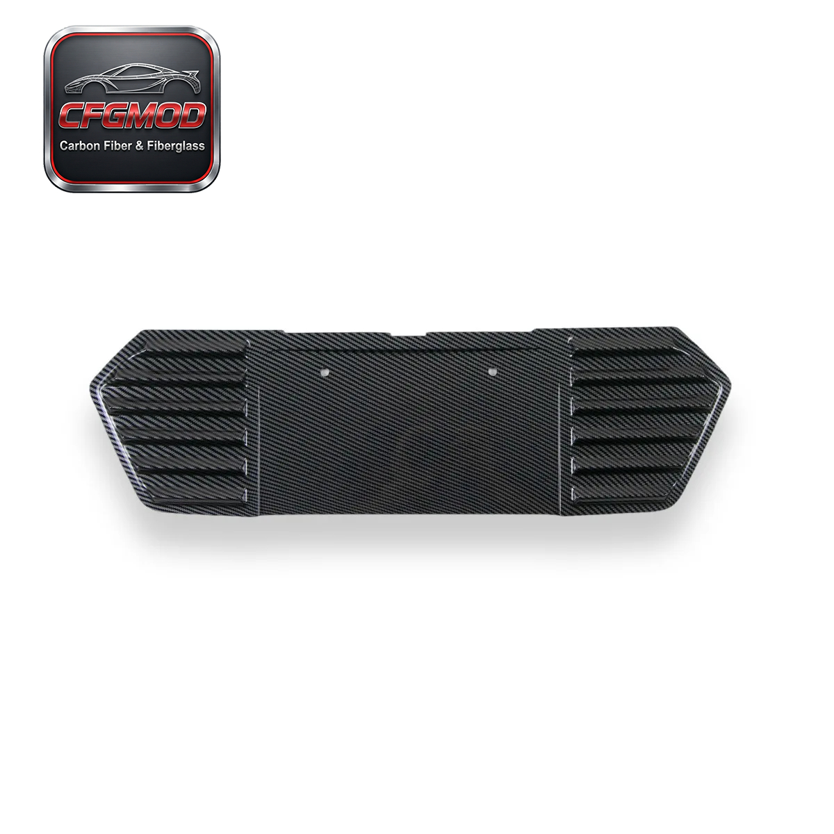 Dry Carbon Fiber Rear License Plate Frame Holder Trim for Chevrolet Corvette C8 Z51 Z06 2020+ — 7