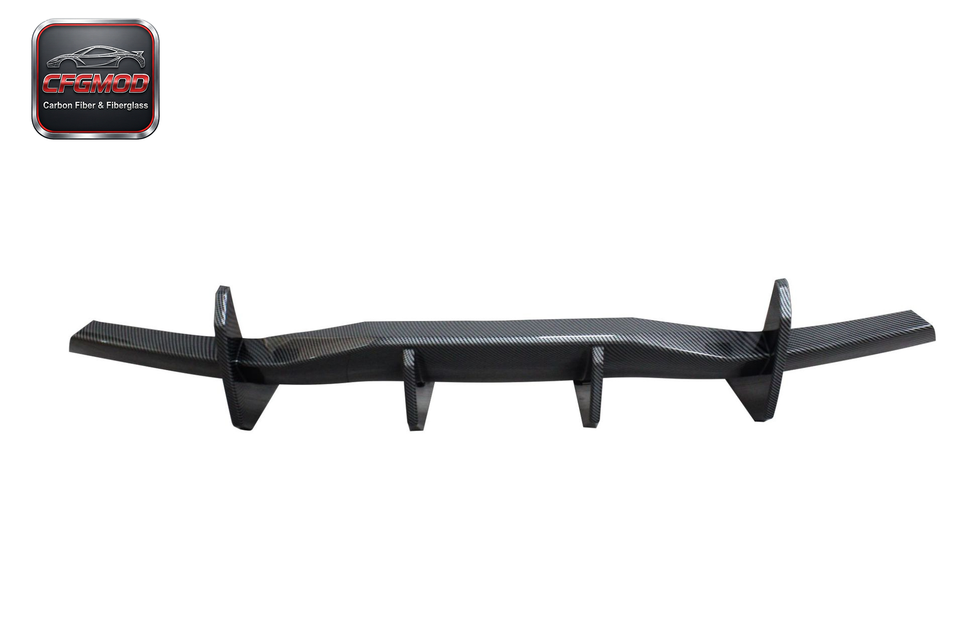 Dry Carbon Fiber Rear Bumper Diffuser Blade Fins for Chevrolet Corvette C8 Z51 2020+ — 7