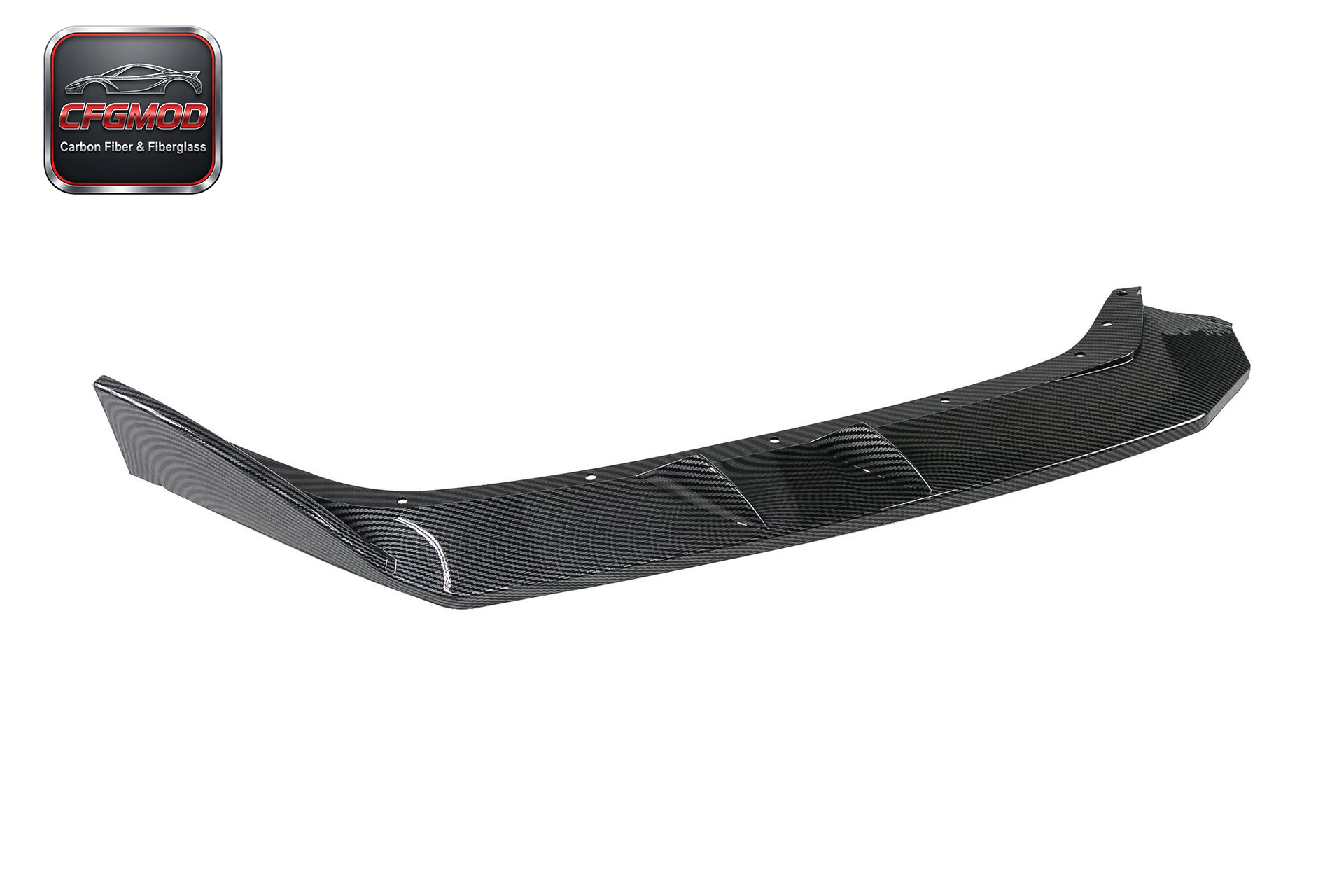 Dry Carbon Fiber LD Style 3-Piece Front Lip Splitter for Chevrolet Corvette C8 2020+ — 8