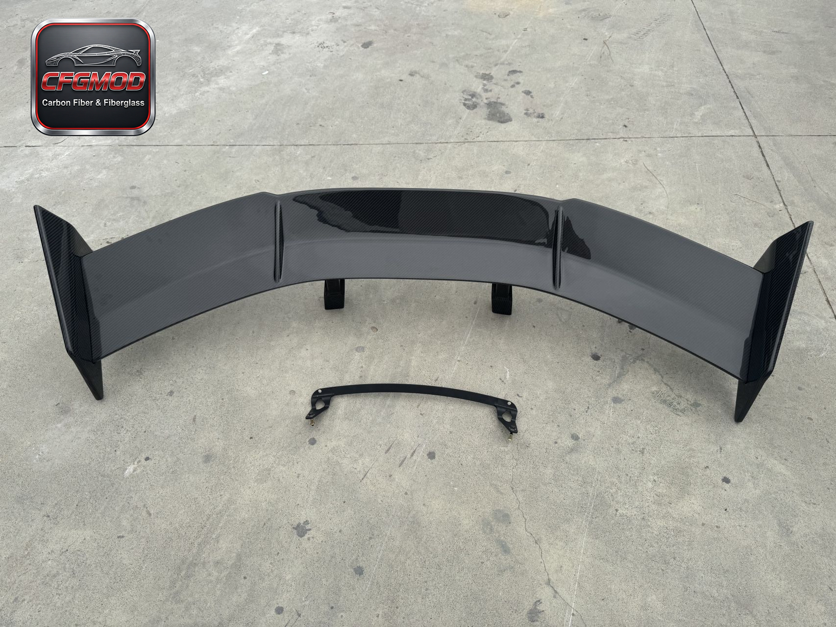 Dry Carbon Fiber ZR1 Style GT Rear Wing Spoiler for Chevrolet Corvette C8 Convertible 2020+ — 7