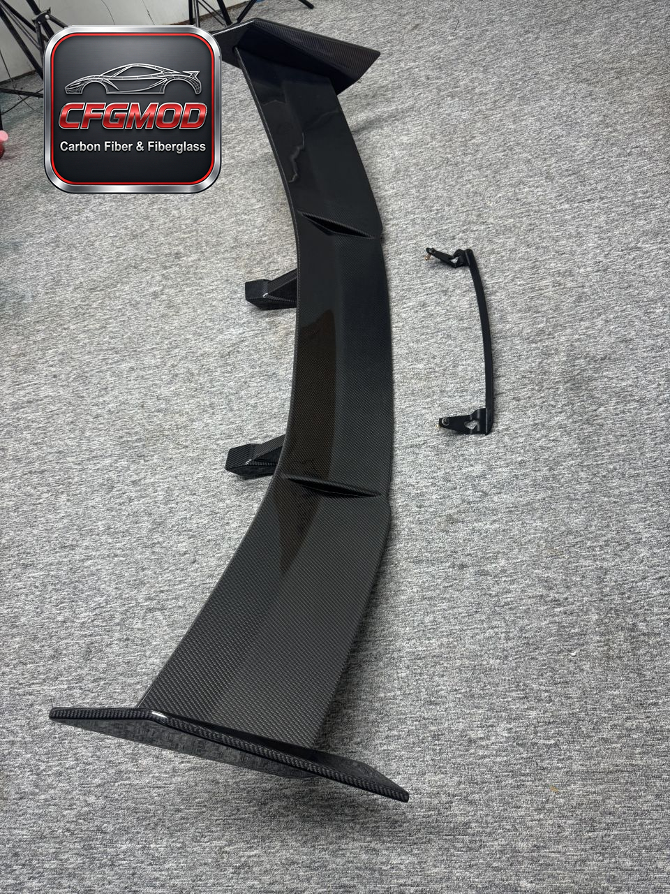Dry Carbon Fiber ZR1 Style GT Rear Wing Spoiler for Chevrolet Corvette C8 Convertible 2020+ — 8