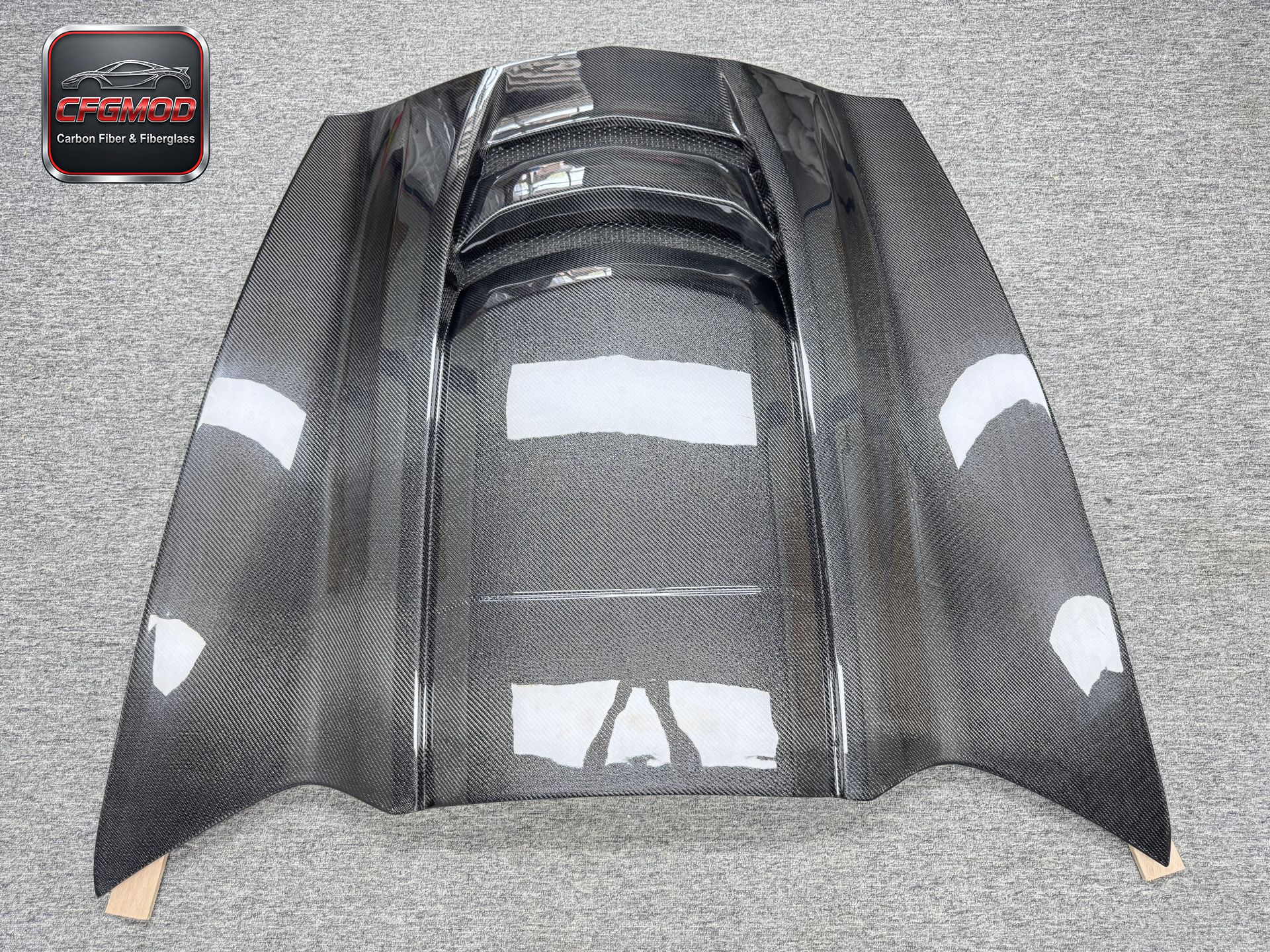 Carbon Fiber ZL1 Style Engine Hood Bonnet for Chevrolet Corvette C7 Z06 2014-2019 — 6