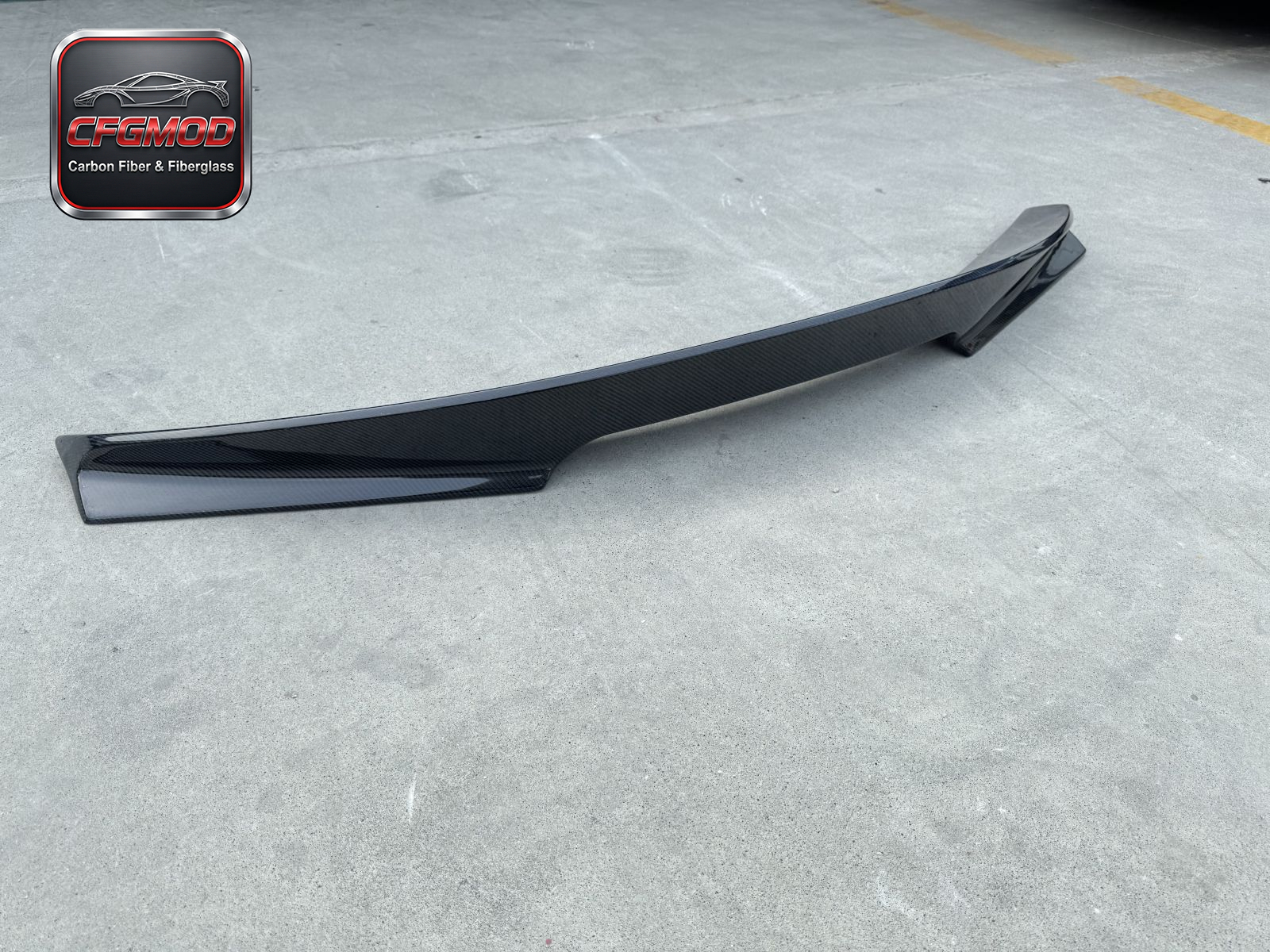 For Chevrolet Corvette C8 2020+ Carbon Fiber Rear Ducktail Spoiler Rear Wing Trunk Lip — 7
