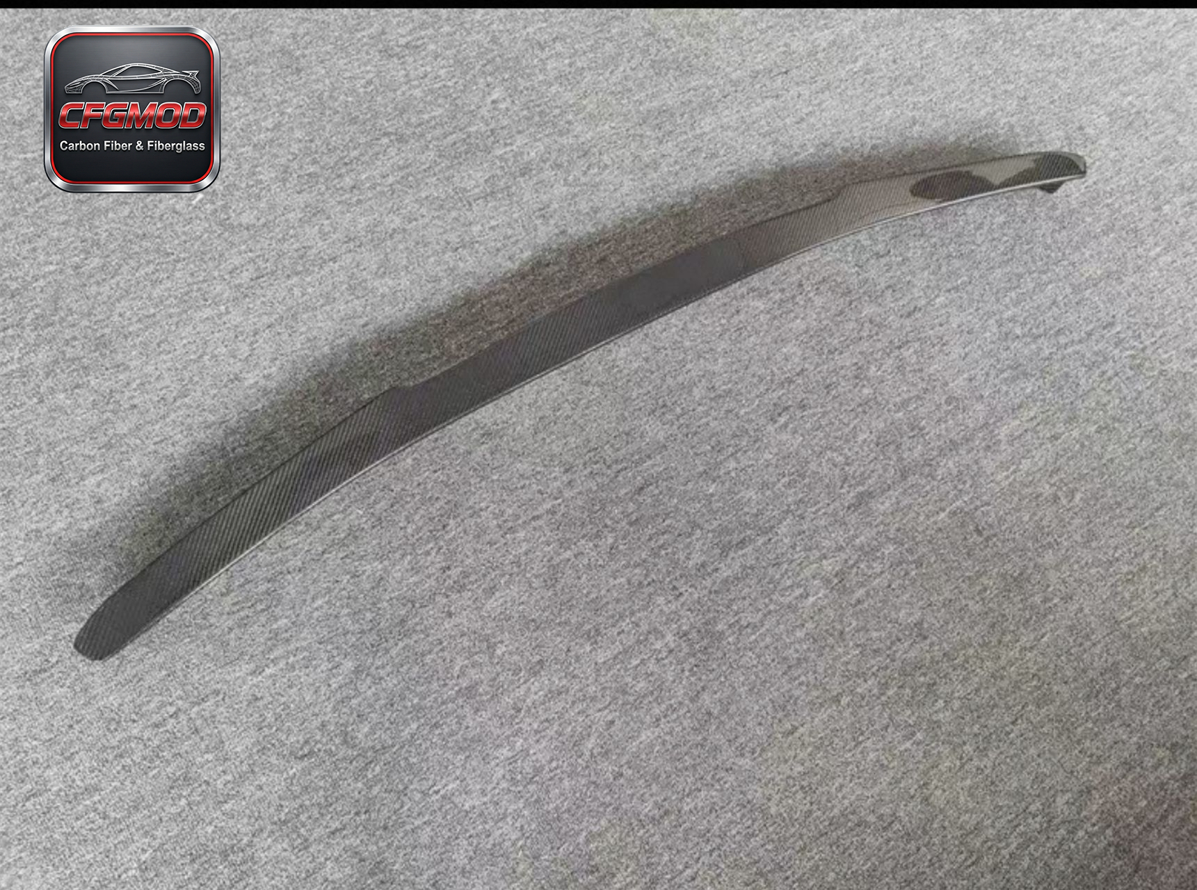 Dry Carbon Fiber V Style Rear Wing Spoiler for Ferrari 458 Italia Spider — 5