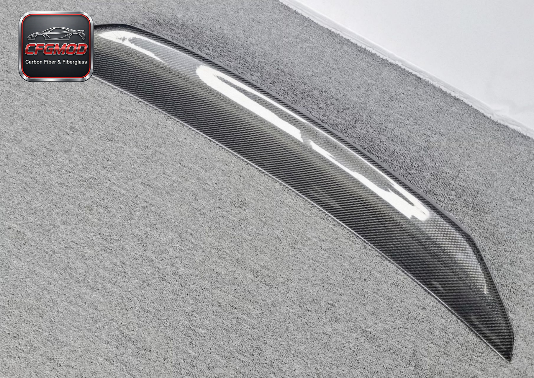 For Ferrari F12 Berlinetta 2012-2017 DMC Style Carbon Fiber Trunk Spoiler Rear Lip — 5