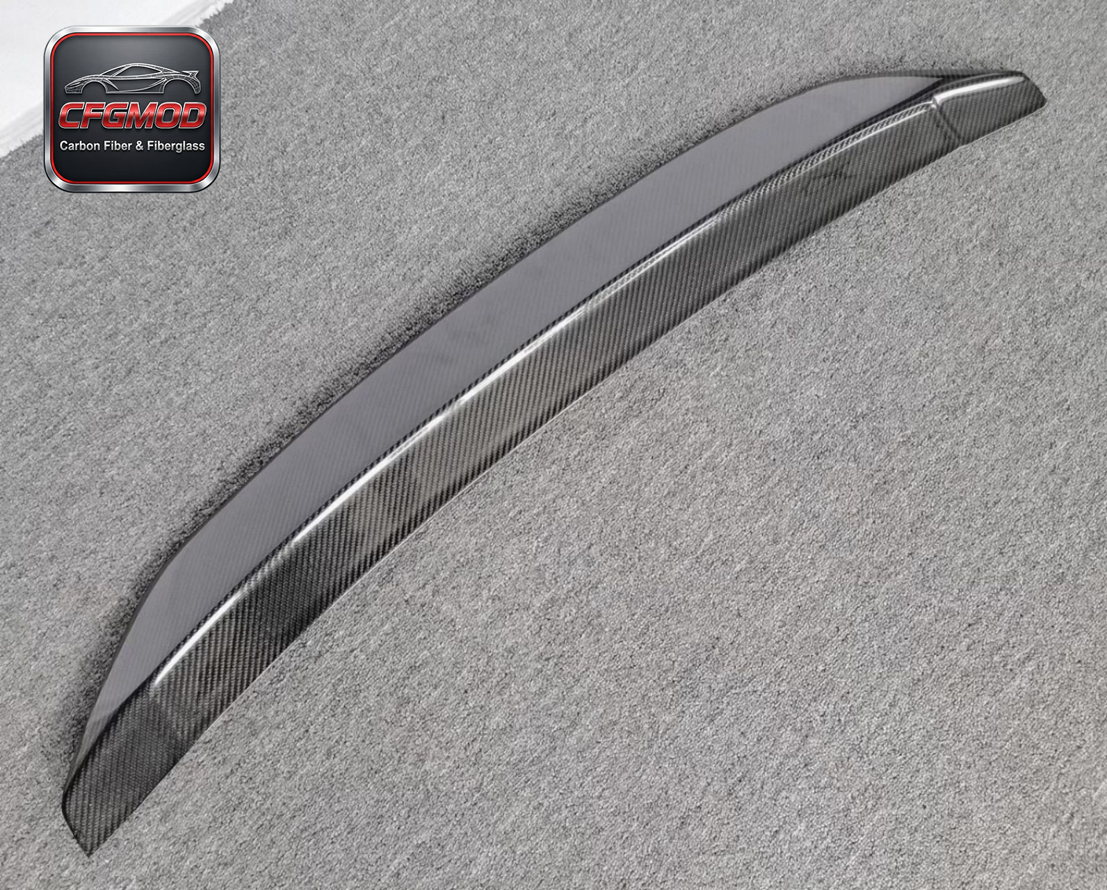 For Ferrari F12 Berlinetta 2012-2017 DMC Style Carbon Fiber Trunk Spoiler Rear Lip — 7