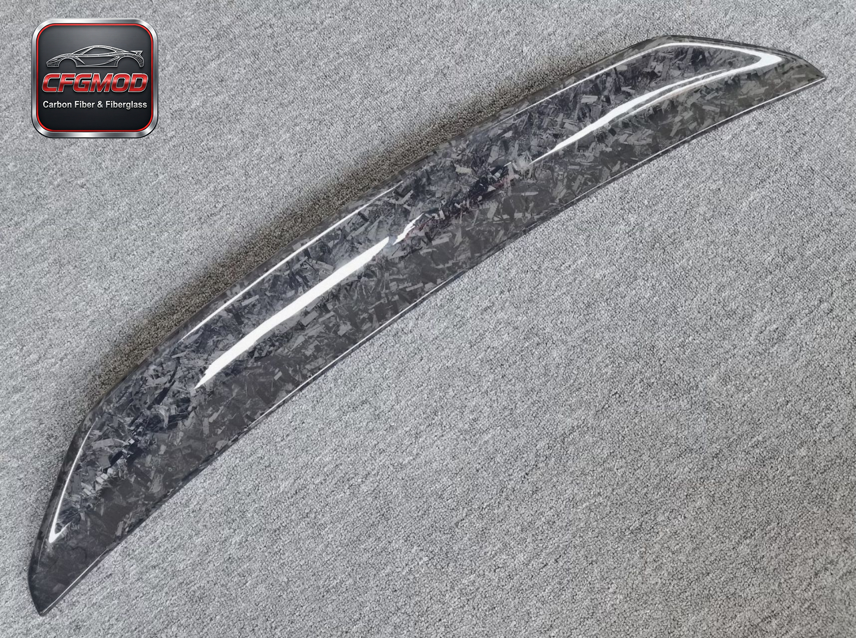 For Ferrari F12 Berlinetta 2012-2017 DMC Style Carbon Fiber Trunk Spoiler Rear Lip — 8