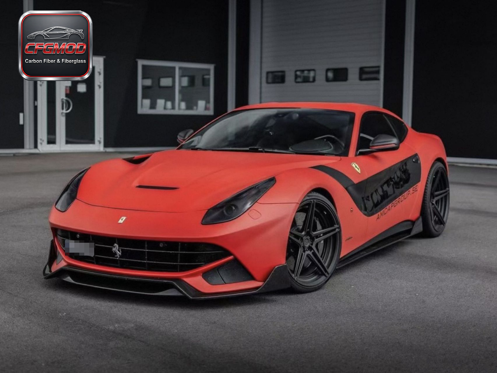 For Ferrari F12 Berlinetta 2012-2017 DMC Style Carbon Fiber Small Body Kit — 2