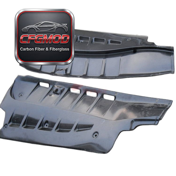 For 2004-2009 F430 Style Carbon Fiber Engine Bay Replacement 2pcs — 1