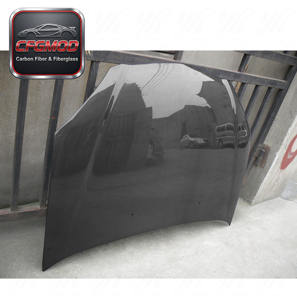 2002-2006 Integra DC5 RSX OEM Carbon Fiber Black Hood Bonnet New High Glossy Finish 3K Twill Weave for Retrofit/Upgrade — 5