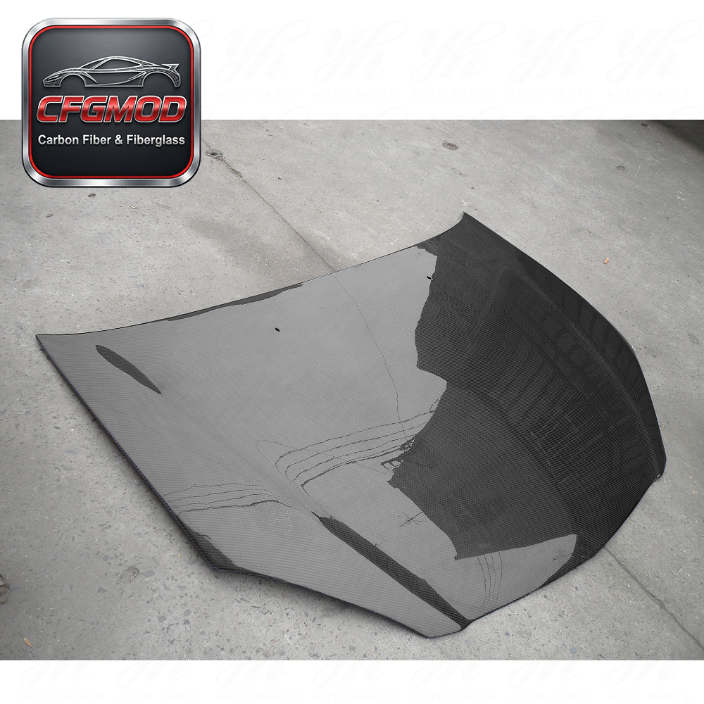 2002-2006 Integra DC5 RSX OEM Carbon Fiber Black Hood Bonnet New High Glossy Finish 3K Twill Weave for Retrofit/Upgrade — 6