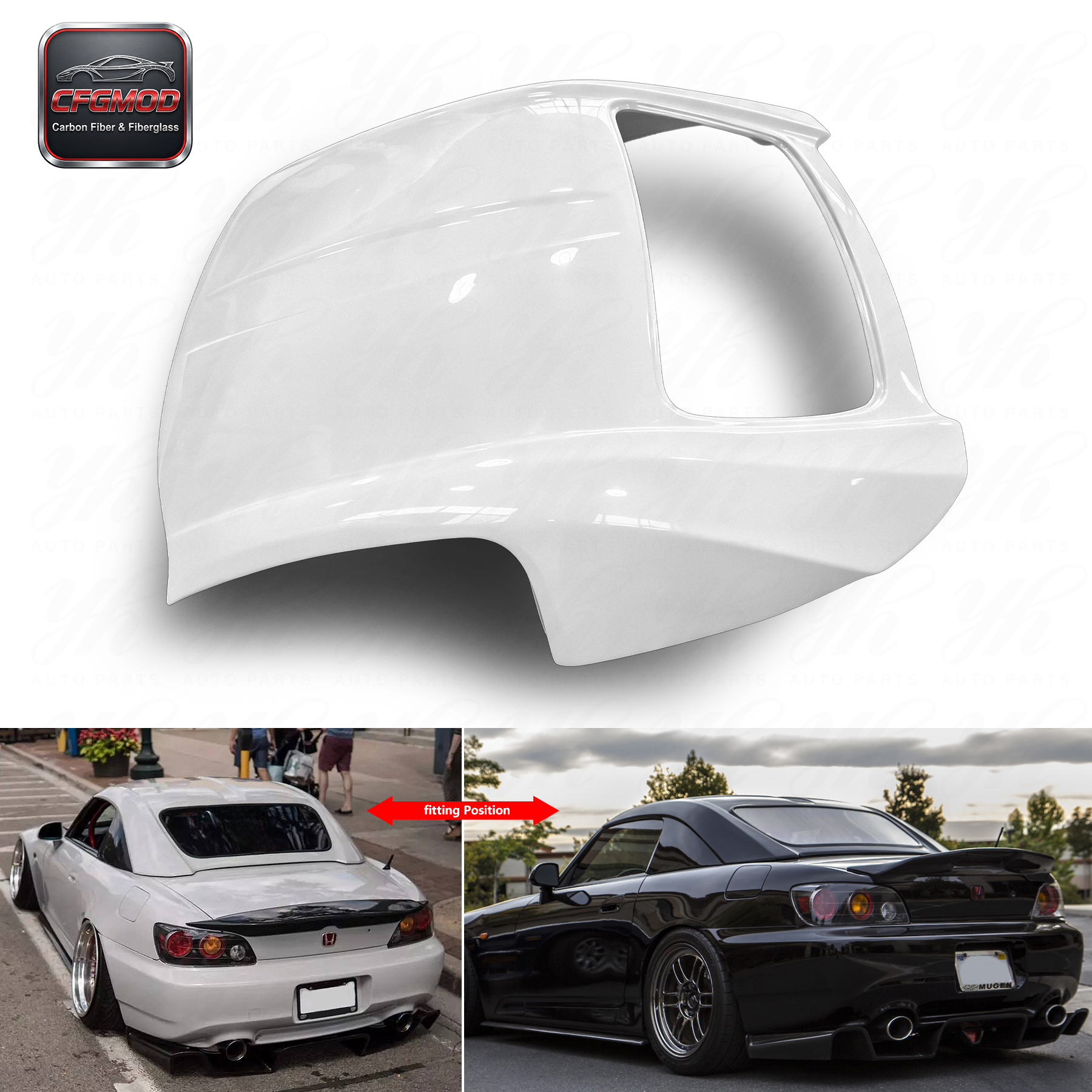 2001-2006 Carbon Fiber Car Tent Hardtop Roof for S2000-High Quality Perfect Fitment Easy Installation — 1