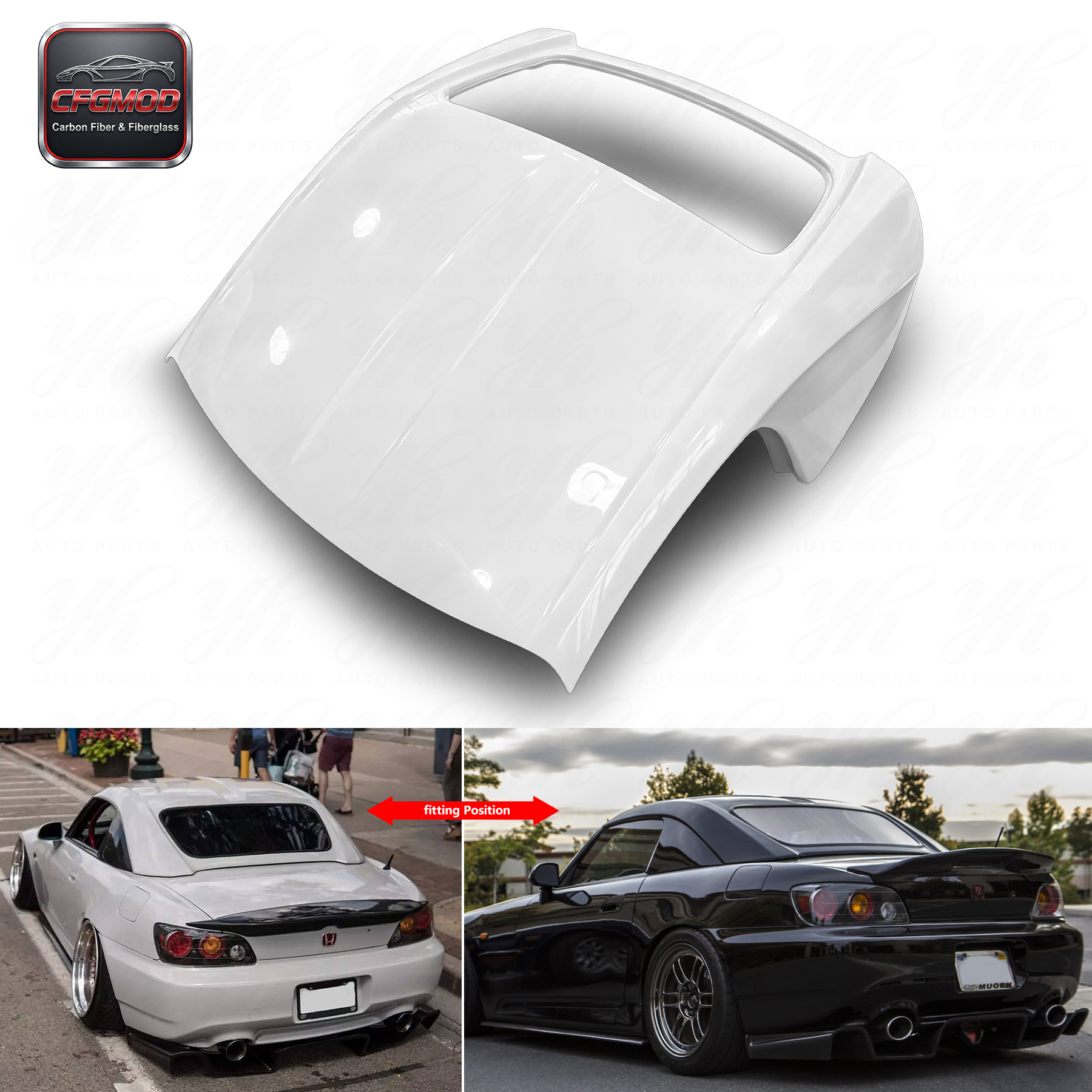 2001-2006 Carbon Fiber Car Tent Hardtop Roof for S2000-High Quality Perfect Fitment Easy Installation — 2