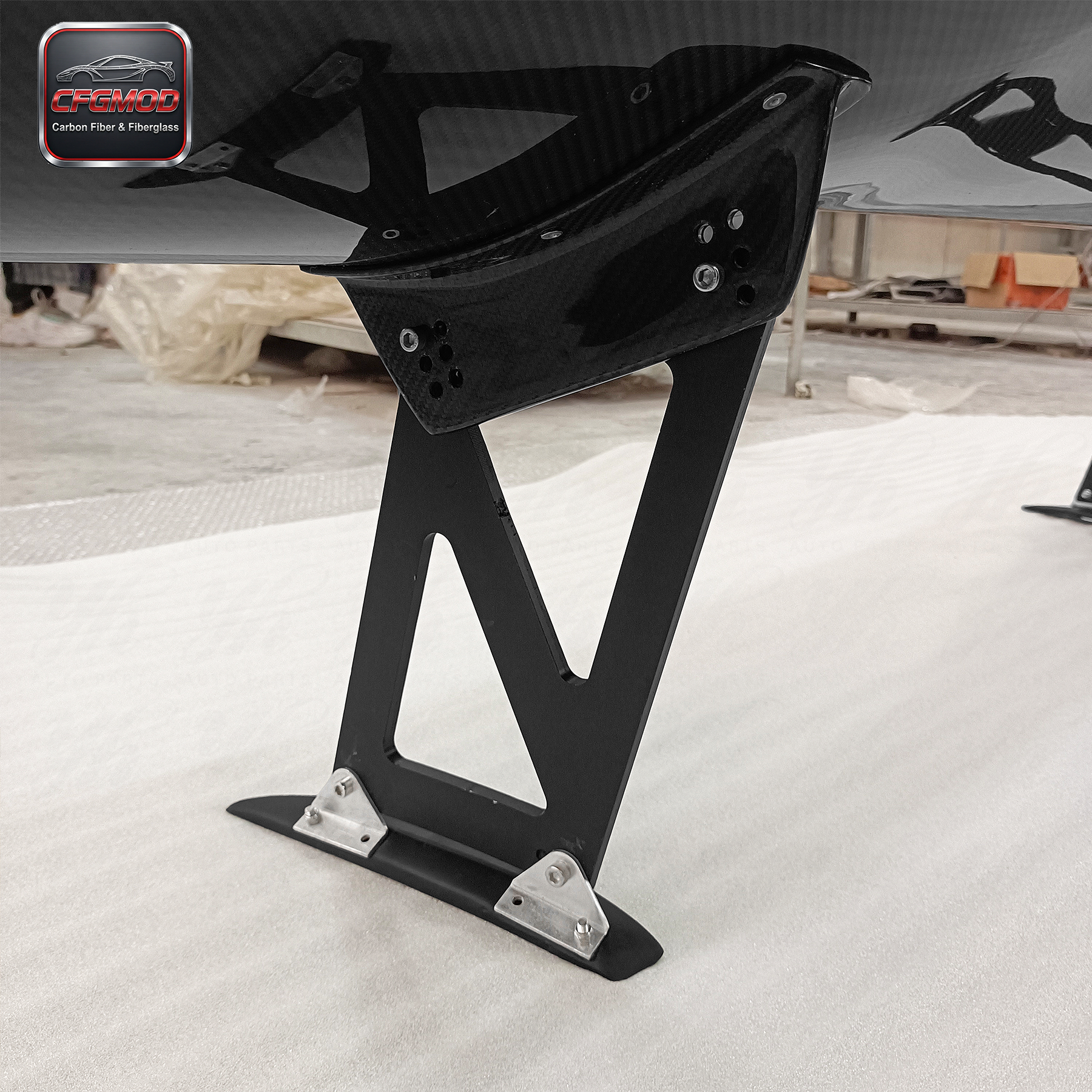 Carbon Fiber 1600mm S2000(160cm) GT Rear Spoiler Single Deck 3k Twill Weave — 5