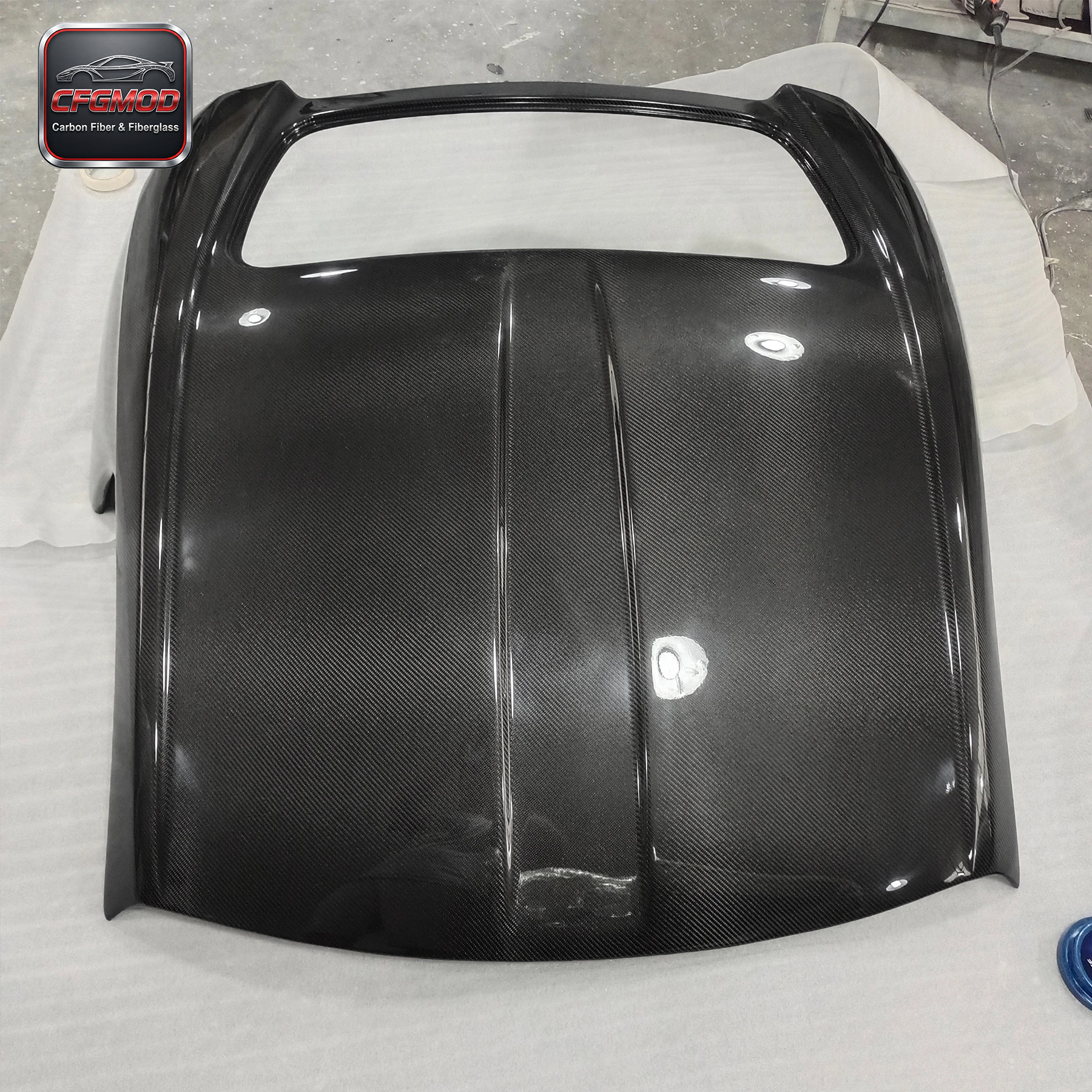 Glossy Carbon Fiber OE Style Hardtop Roof Shell Assembly for Honda S2000 AP1 AP2 Convertible Removable Hard Top — 5