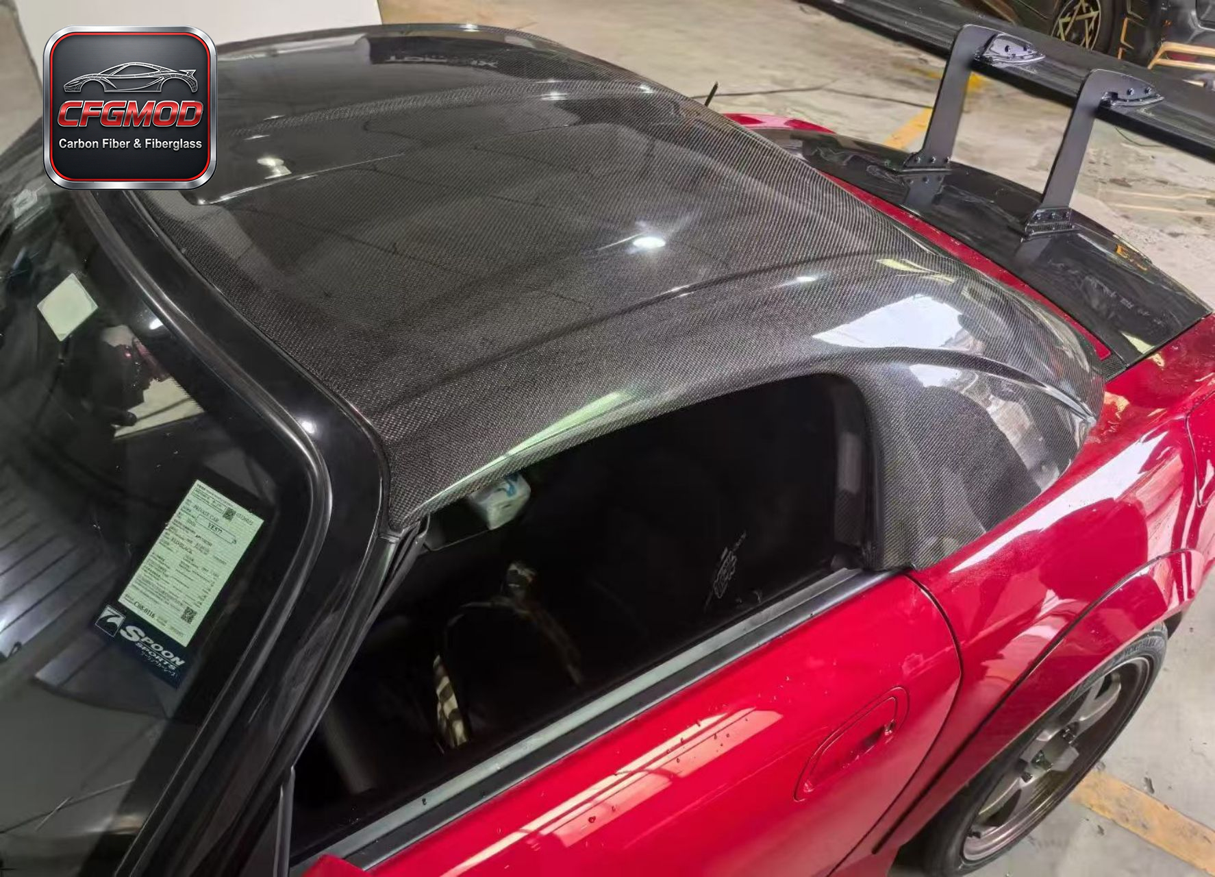 Carbon Fiber Hardtop Roof for Honda S2000 AP1 AP2 2000-2009 Auto Exterior Body Parts — 3