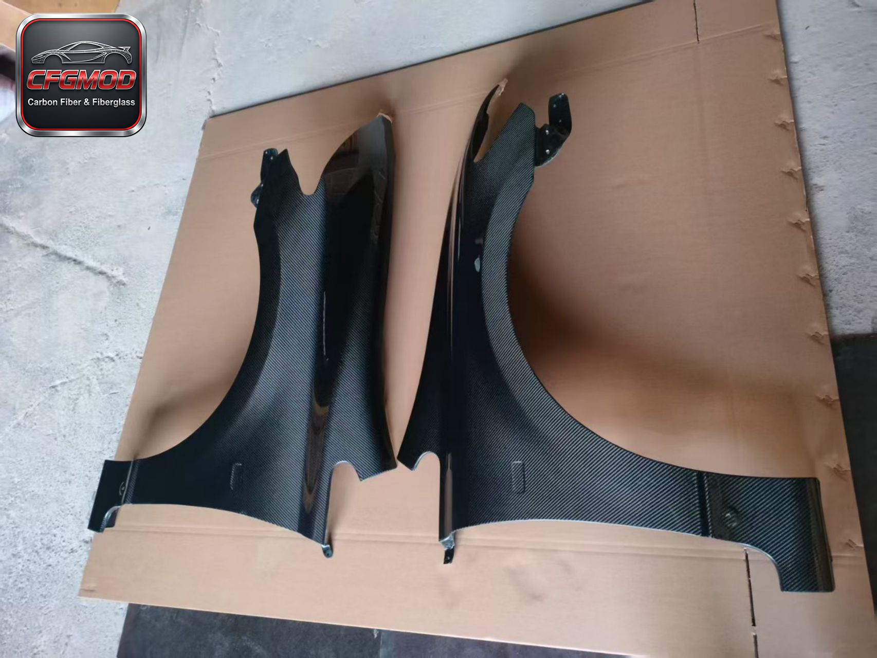 Type-R Style Carbon Fiber Front Fender Panels for Honda Civic FD2 2005-2012 Front Wings Tuning Parts — 7