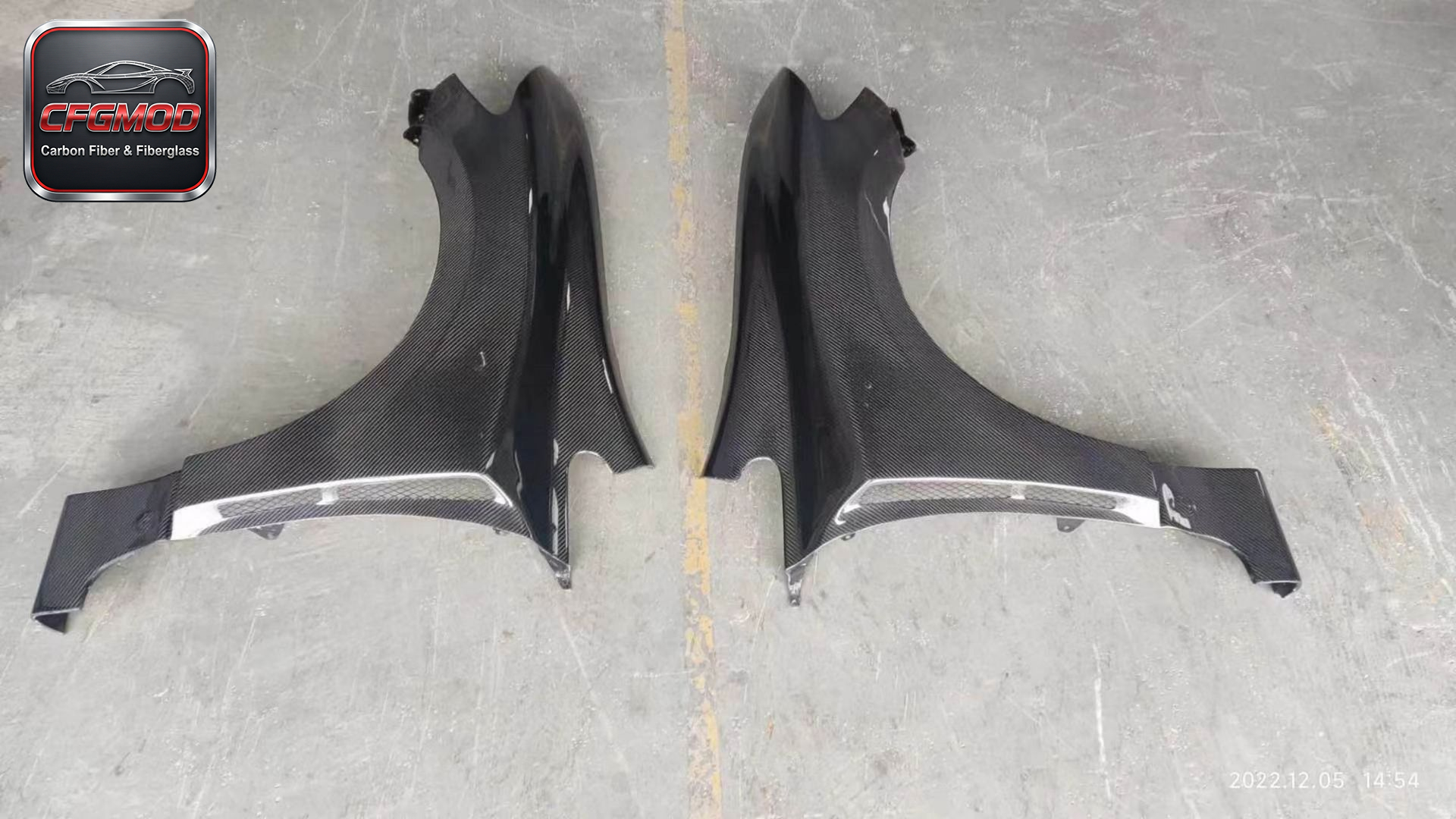 Type-R Style Carbon Fiber Front Fender Panels for Honda Civic FD2 2005-2012 Front Wings Tuning Parts — 8