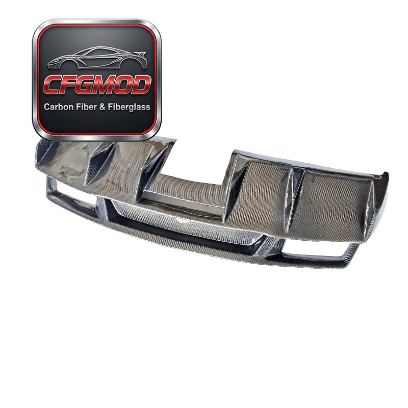 For Lamborghini Gallardo LP550 LP560 LP570 Carbon Fiber Rear Diffuser Lip — 2