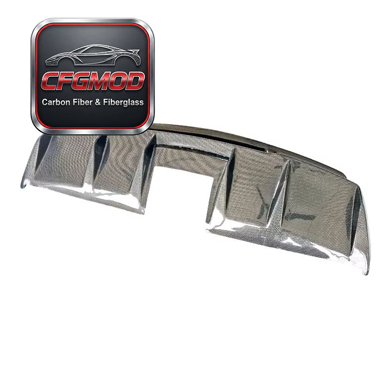 For Lamborghini Gallardo LP550 LP560 LP570 Carbon Fiber Rear Diffuser Lip — 4