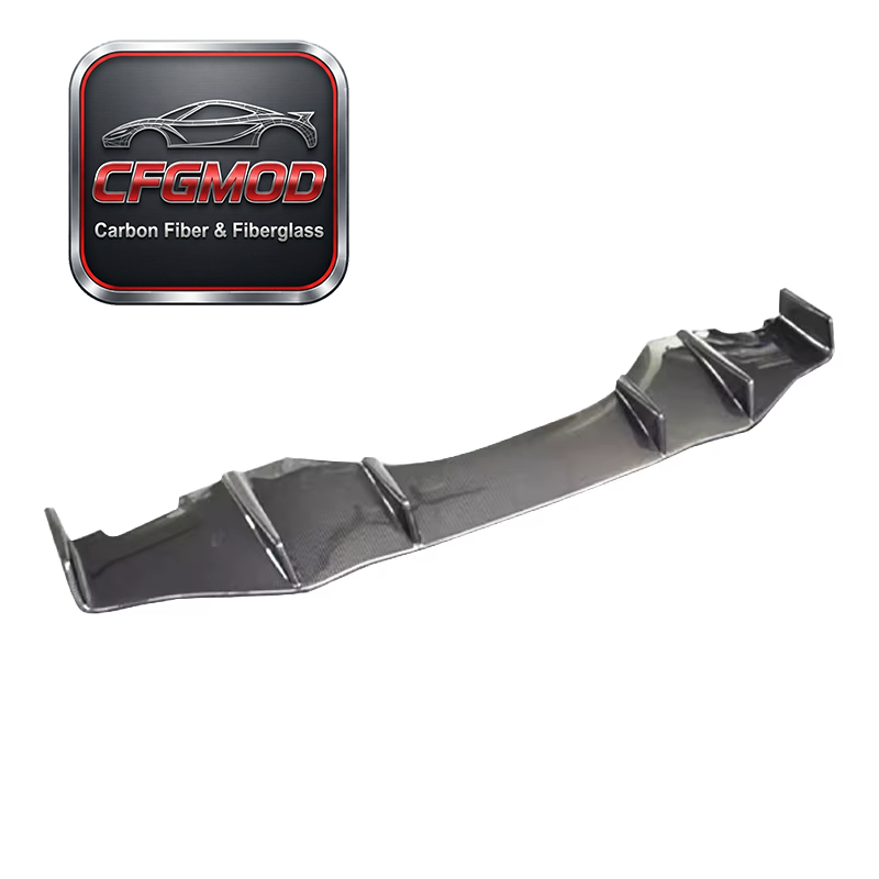 For Lamborghini Huracan LP580 LP610 DMC Style Carbon Fiber Rear Diffuser Lip — 2