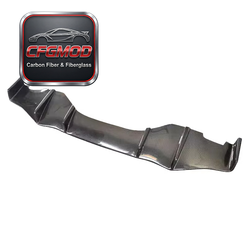 For Lamborghini Huracan LP580 LP610 DMC Style Carbon Fiber Rear Diffuser Lip — 4