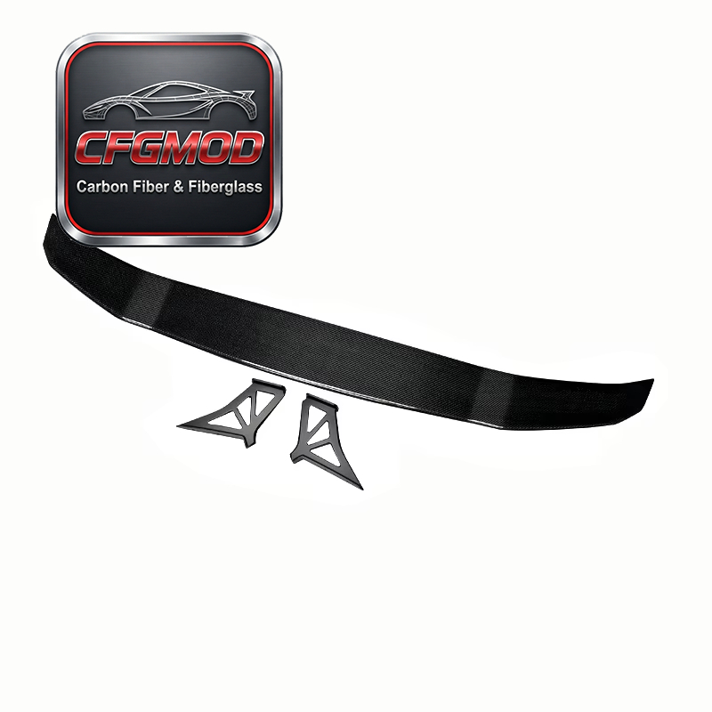 For Lamborghini Huracan LP580 LP610 Carbon Fiber Rear Wing Spoiler Aero Top Wing — 2