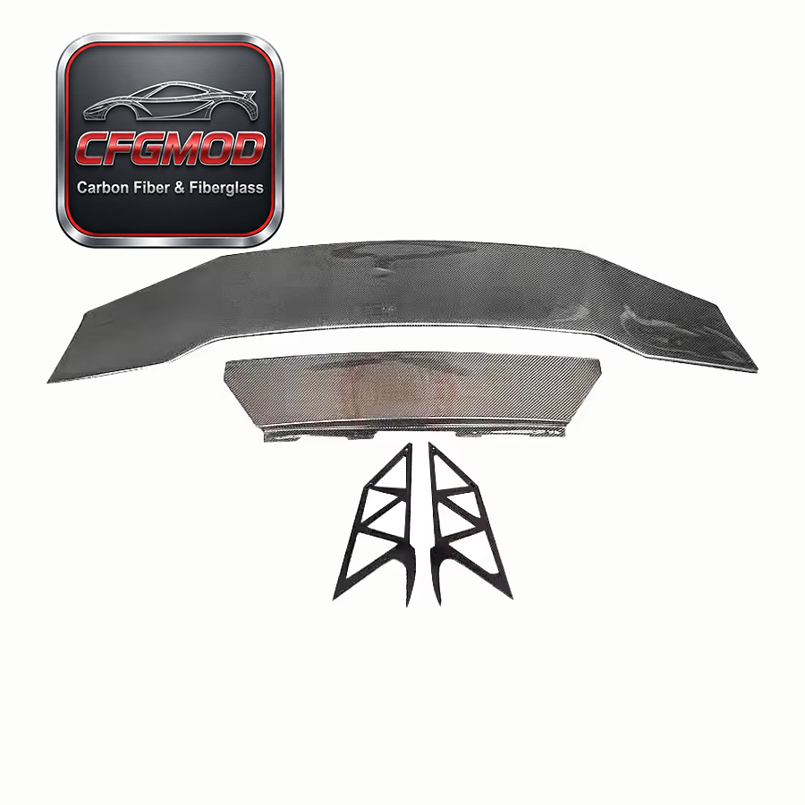 For Lamborghini Huracan LP610 LP580 DMC Style Carbon Fiber Rear Wing Spoiler Aero — 1