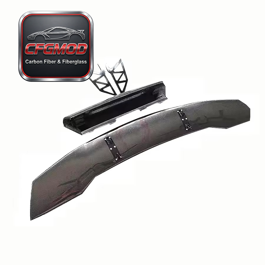 For Lamborghini Huracan LP610 LP580 DMC Style Carbon Fiber Rear Wing Spoiler Aero — 2