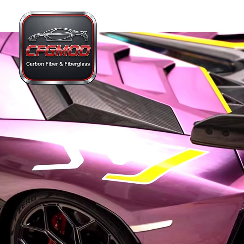 For Lamborghini Aventador LP700 LP720 LP750 Carbon Fiber Rear Side Air Intake Vents — 3