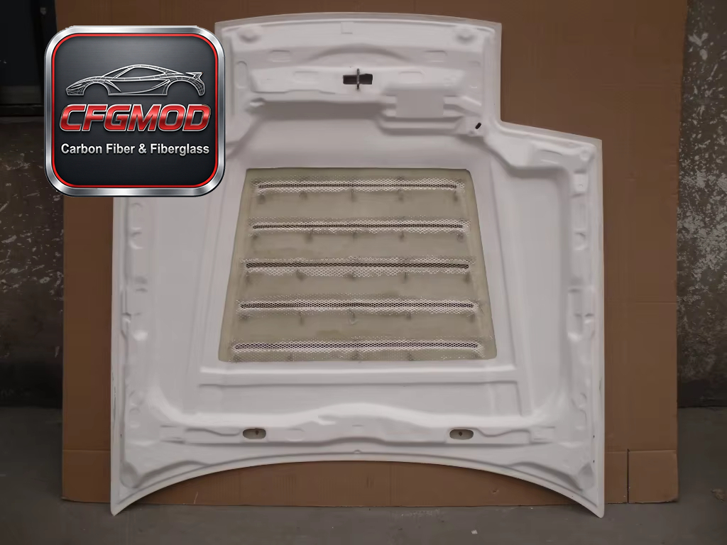 New White RX7 FC NI Bonnet Hood for RX7 FC Retrofit/Upgrade — 5