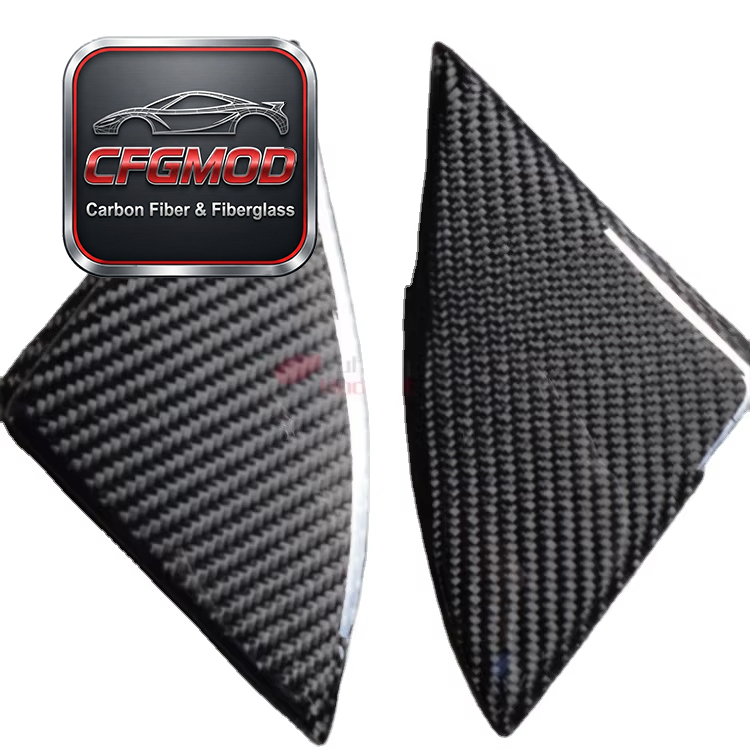 New High Quality Black Carbon Fiber Inner Door Handle for RX7 FC3S (1985-1991) — 1