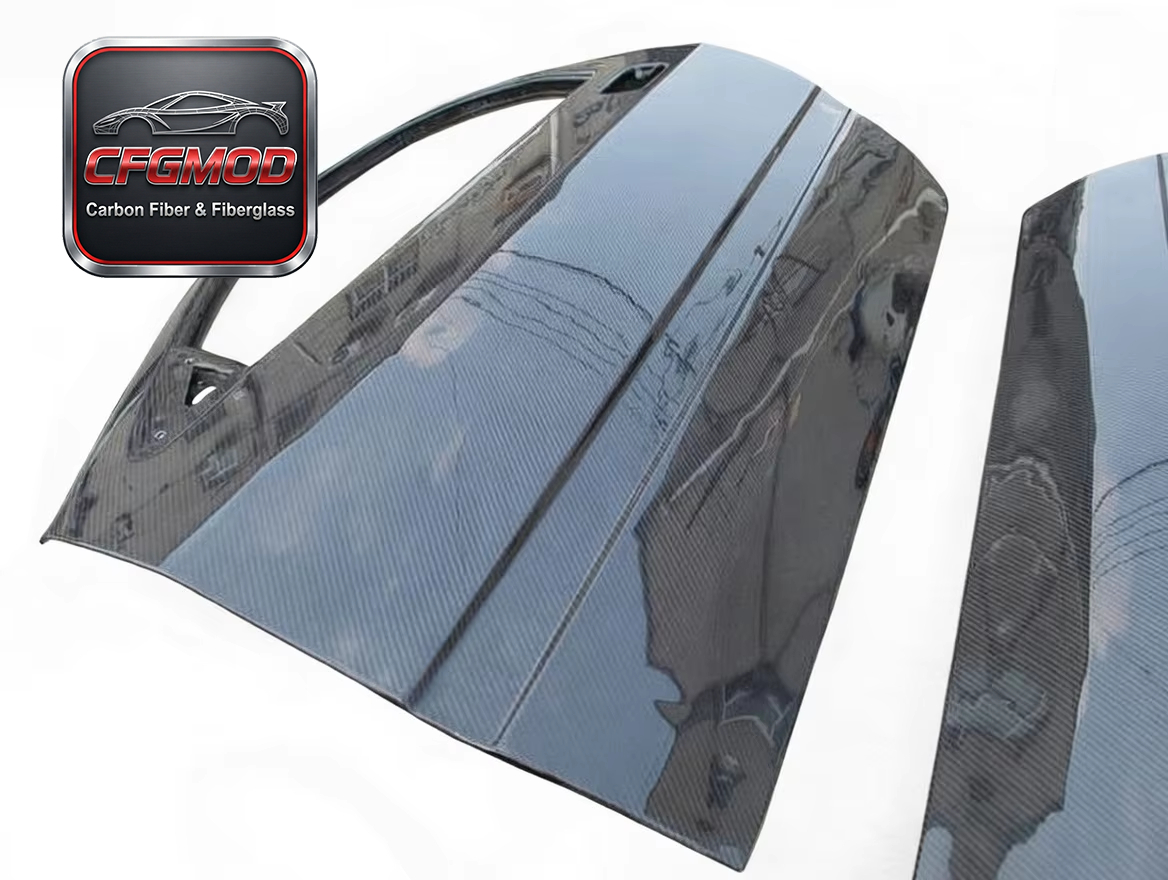 OEM Style Carbon Fiber Front Door for RX-7 FC3S New Condition-2pcs CF — 2