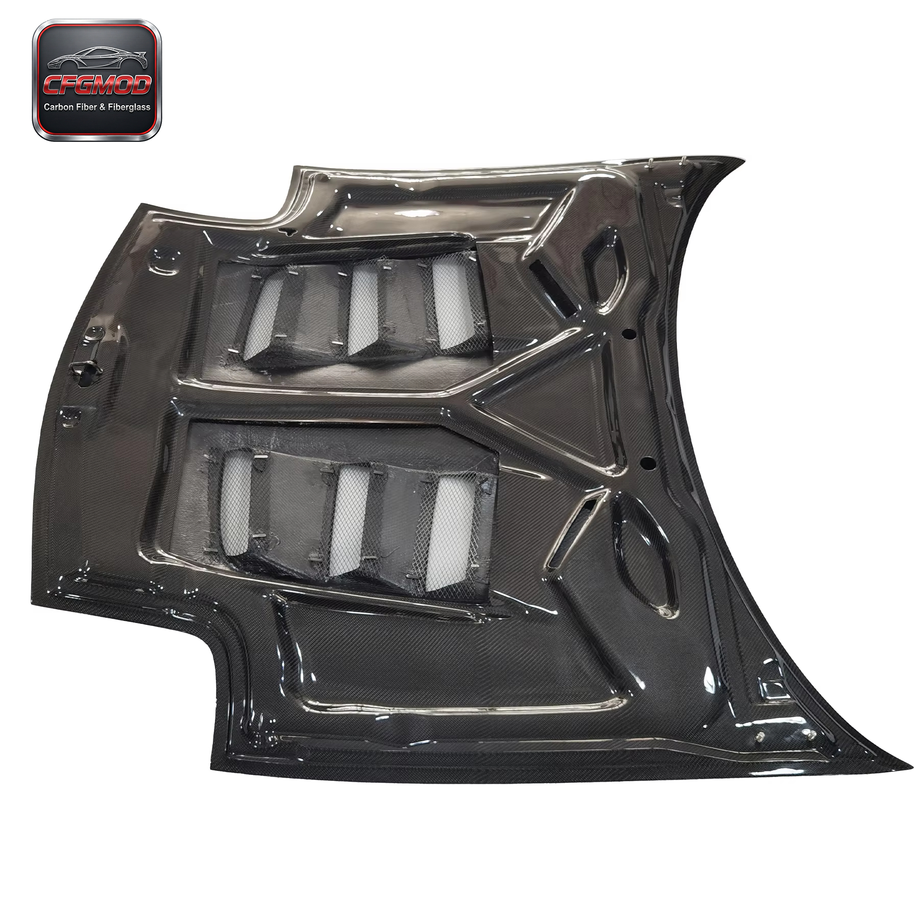 Black RX7 FD3S RE-GT Style Hood Bonnet CF Carbon Fiber Brand — 4
