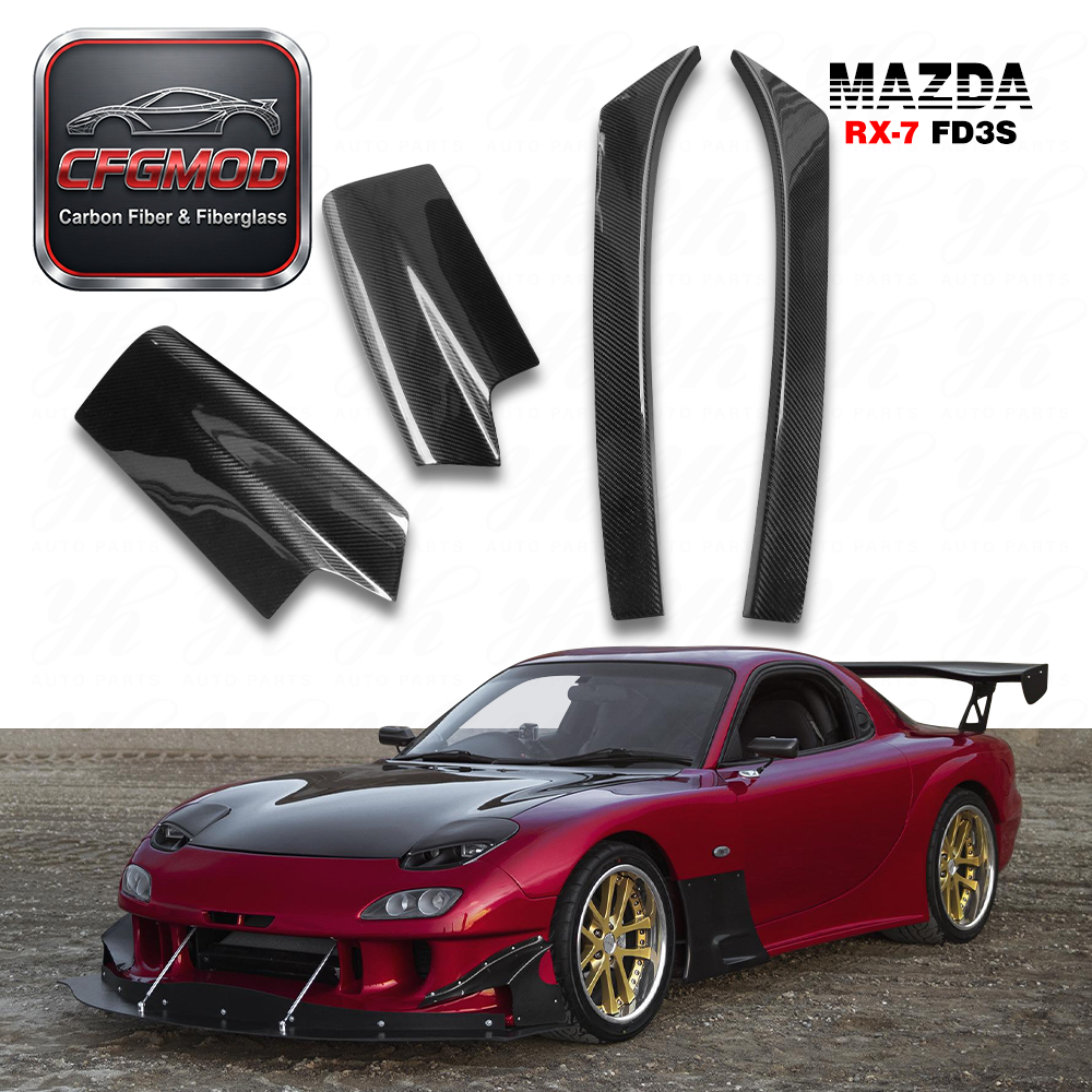High Quality Bodykit for RX7 FD3S RE-Amemiya Rear Diffuser Addon and Blade — 1