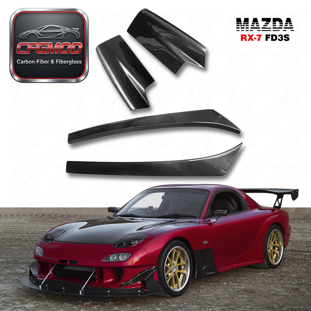 High Quality Bodykit for RX7 FD3S RE-Amemiya Rear Diffuser Addon and Blade — 3