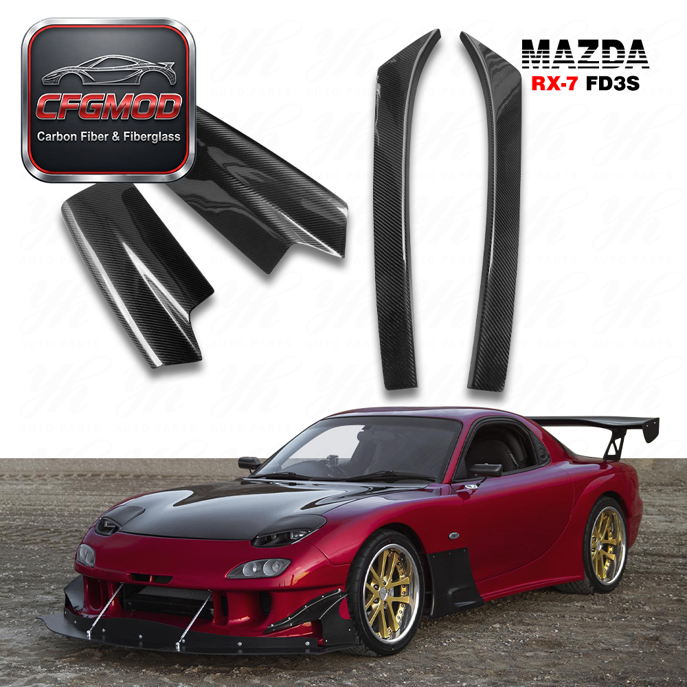 High Quality Bodykit for RX7 FD3S RE-Amemiya Rear Diffuser Addon and Blade — 4