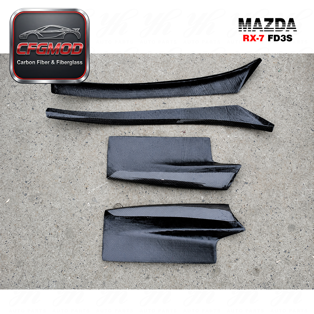 High Quality Bodykit for RX7 FD3S RE-Amemiya Rear Diffuser Addon and Blade — 6