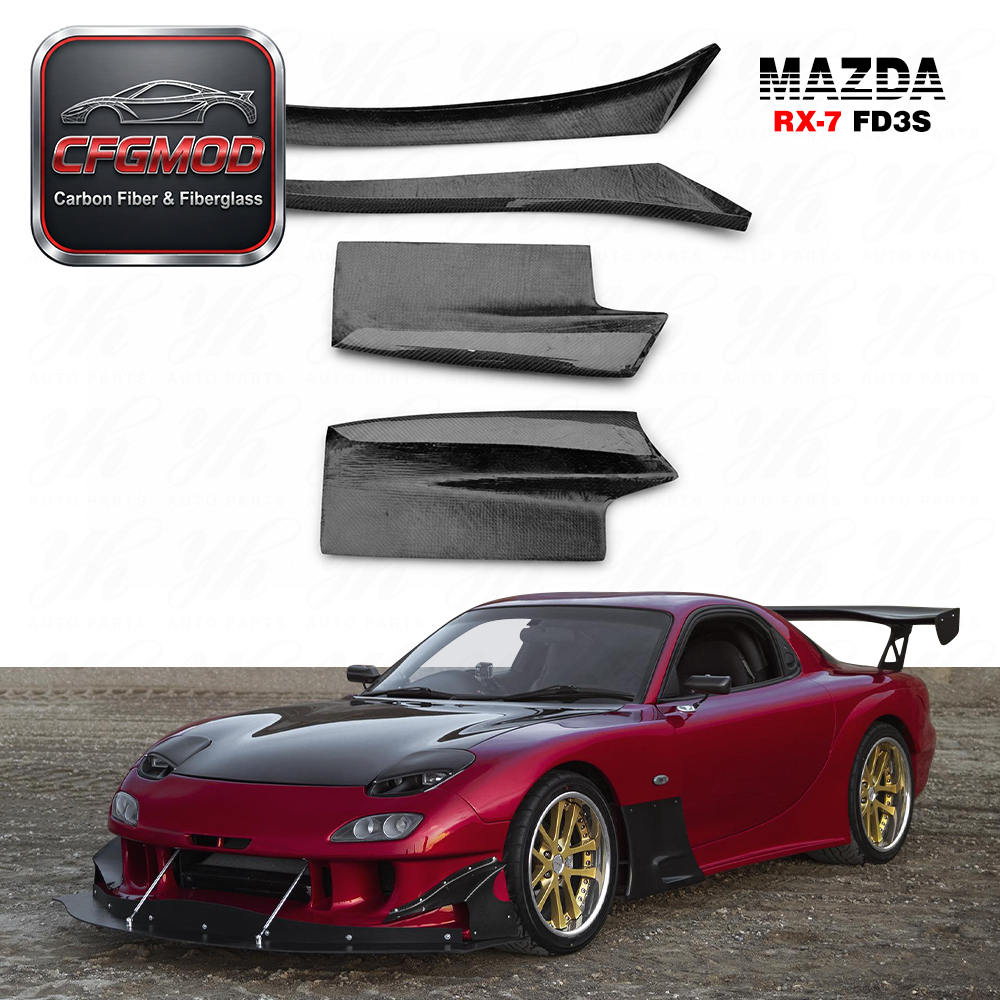 High Quality Bodykit for RX7 FD3S RE-Amemiya Rear Diffuser Addon and Blade — 8