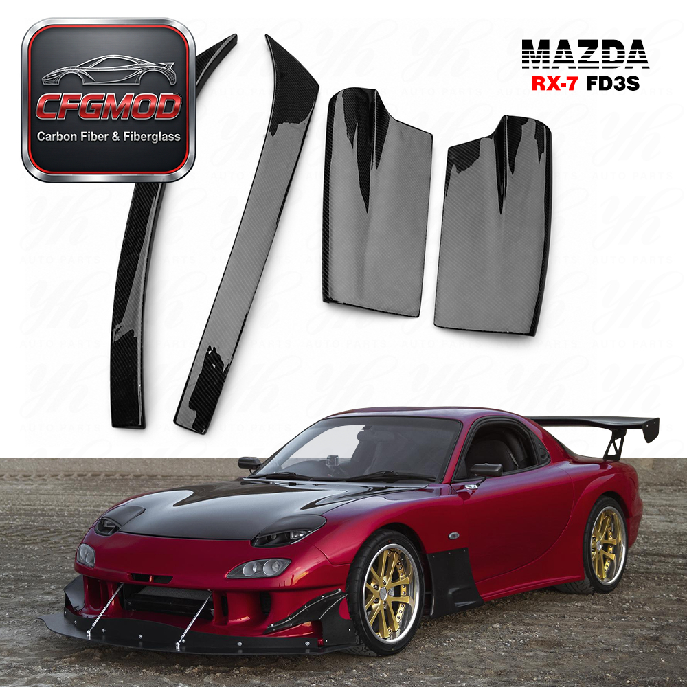 High Quality Bodykit for RX7 FD3S RE-Amemiya Rear Diffuser Addon and Blade — 10