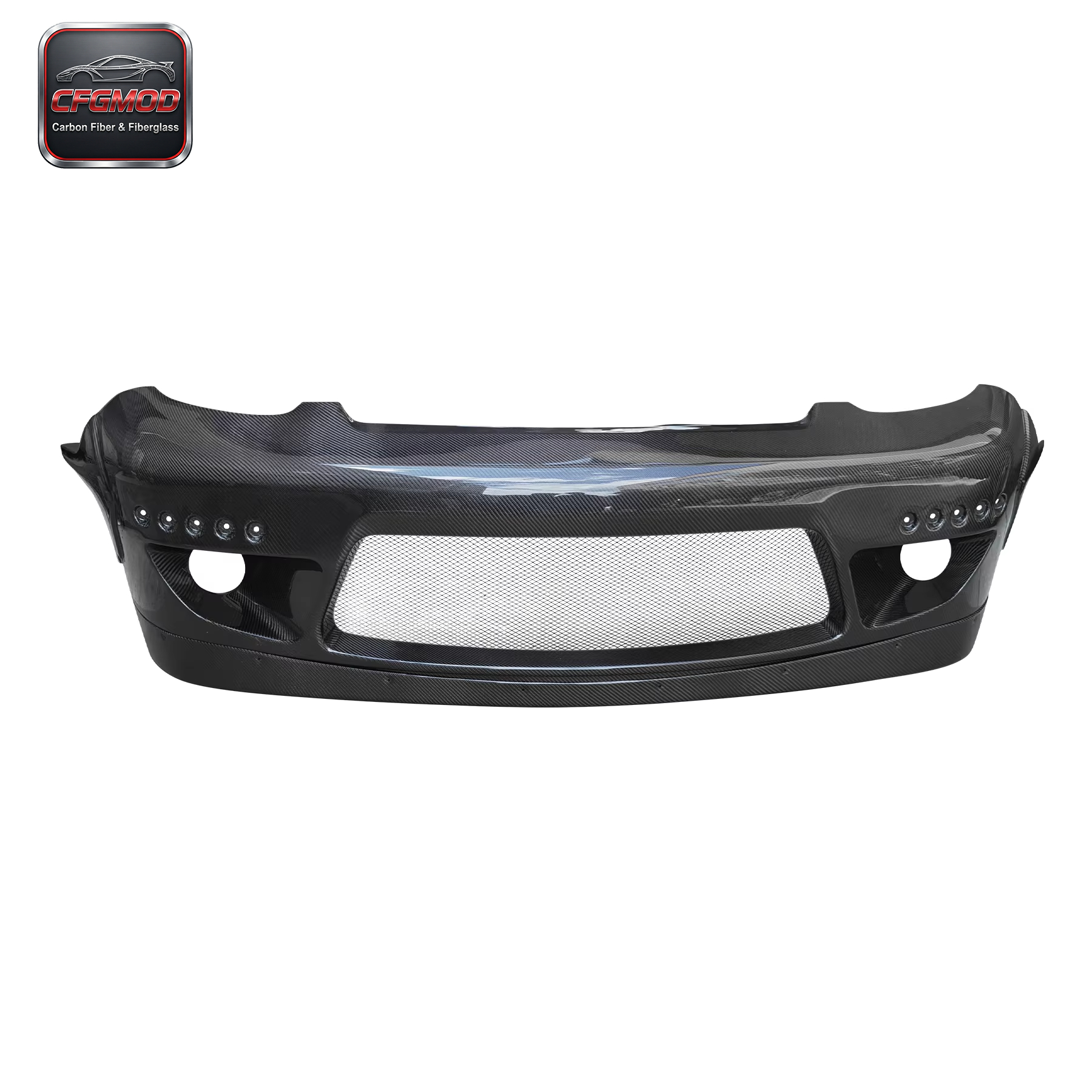 New High Quality 1992-1997 RX7 FD3S Rocket Bunny V2 Style Front Bumper Glass Fiber FRP — 3