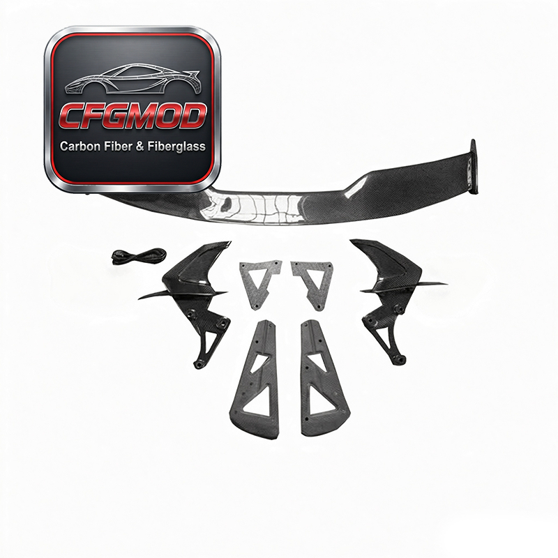 For McLaren 540C 570S Dry Carbon Fiber Rear Wing Spoiler — 5