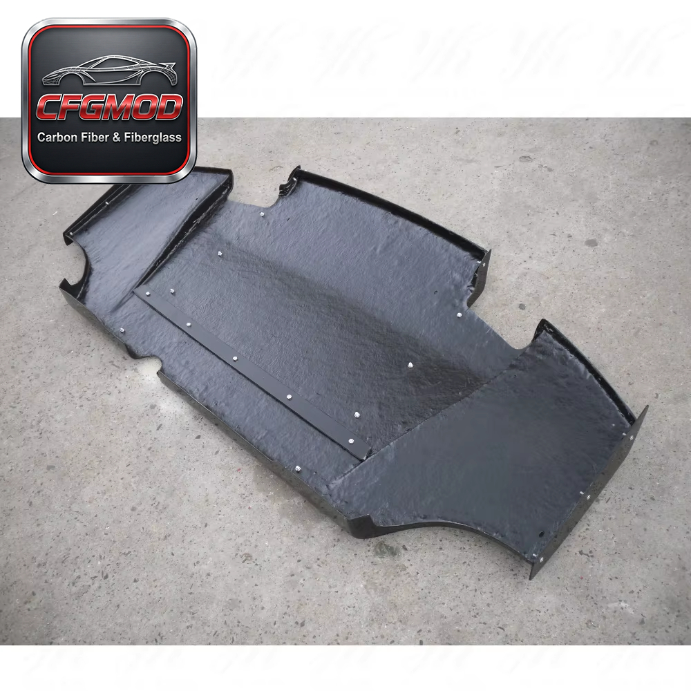 For EVO 10 EVO X Carbon Fiber Rear Diffuser — 9