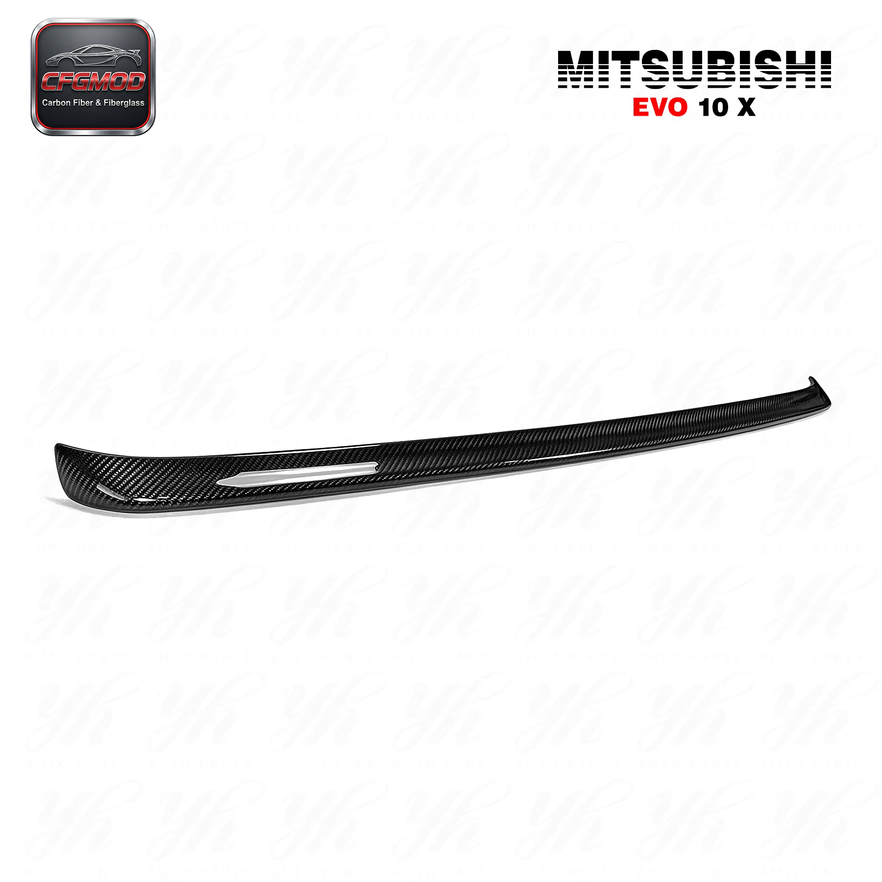 Evolution 10 EVO X Carbon Fiber Rear Single Deck GURNEY FLAP for Mitsubishi 7 Gen 2001-2010 — 4