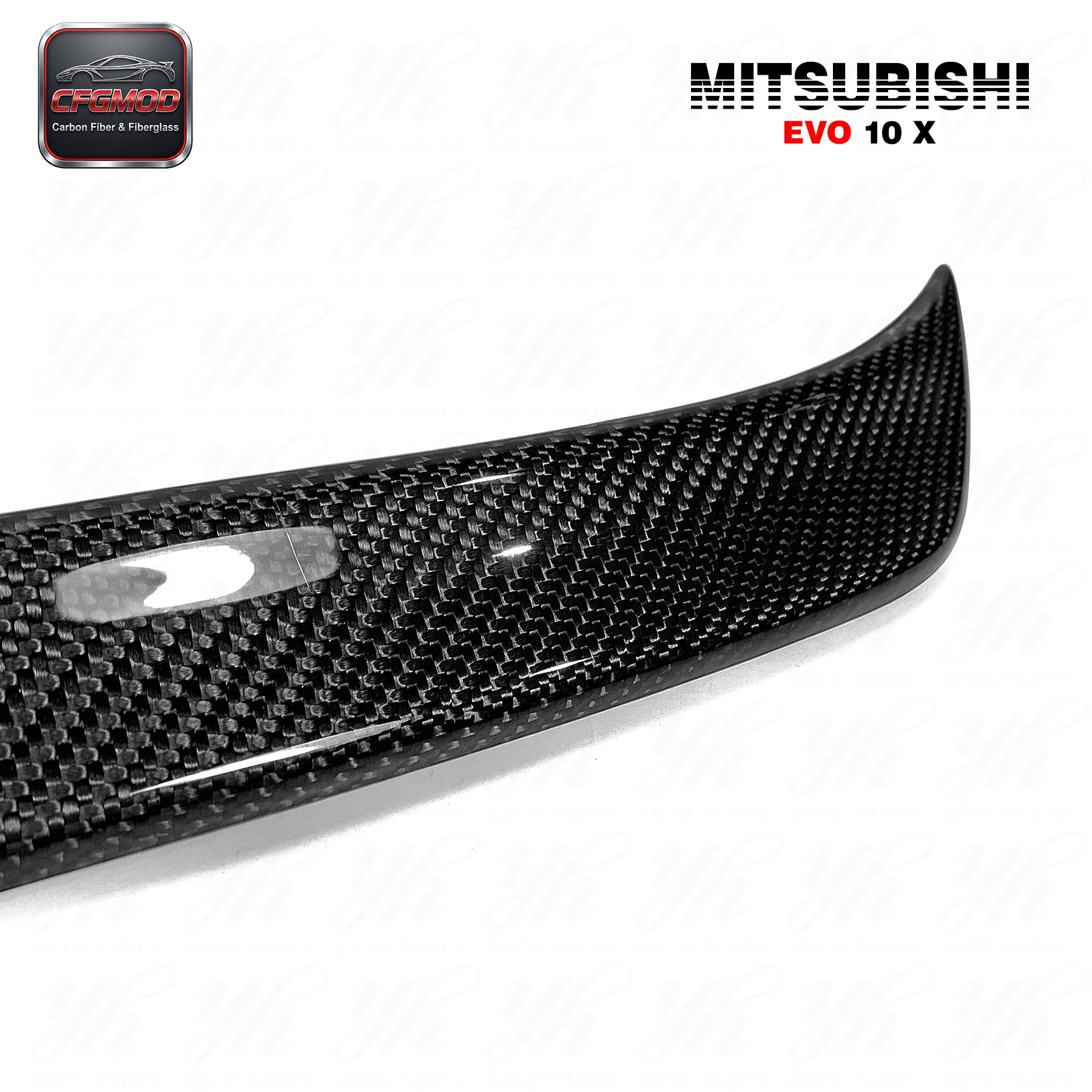 Evolution 10 EVO X Carbon Fiber Rear Single Deck GURNEY FLAP for Mitsubishi 7 Gen 2001-2010 — 6