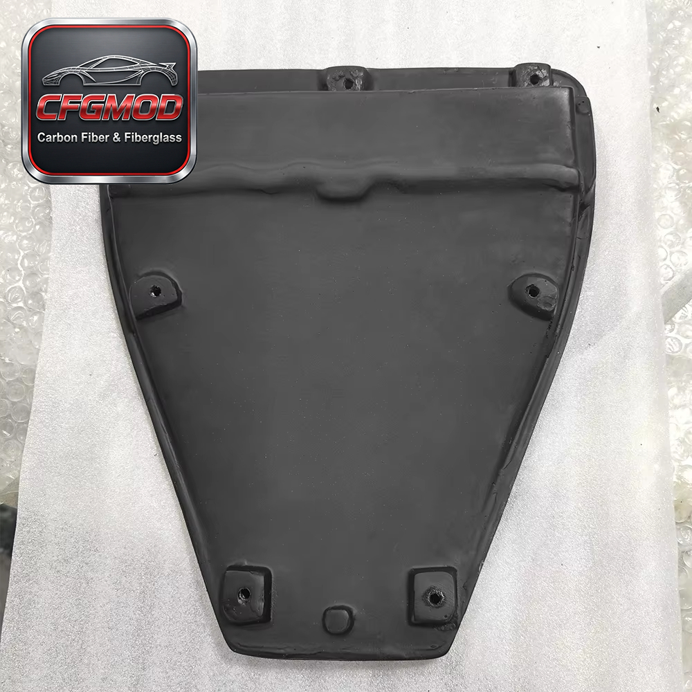 New Carbon Fiber Evolution X EVO 10 Hood Scoop with High Gloss Finish and 3K Twill Weave — 7