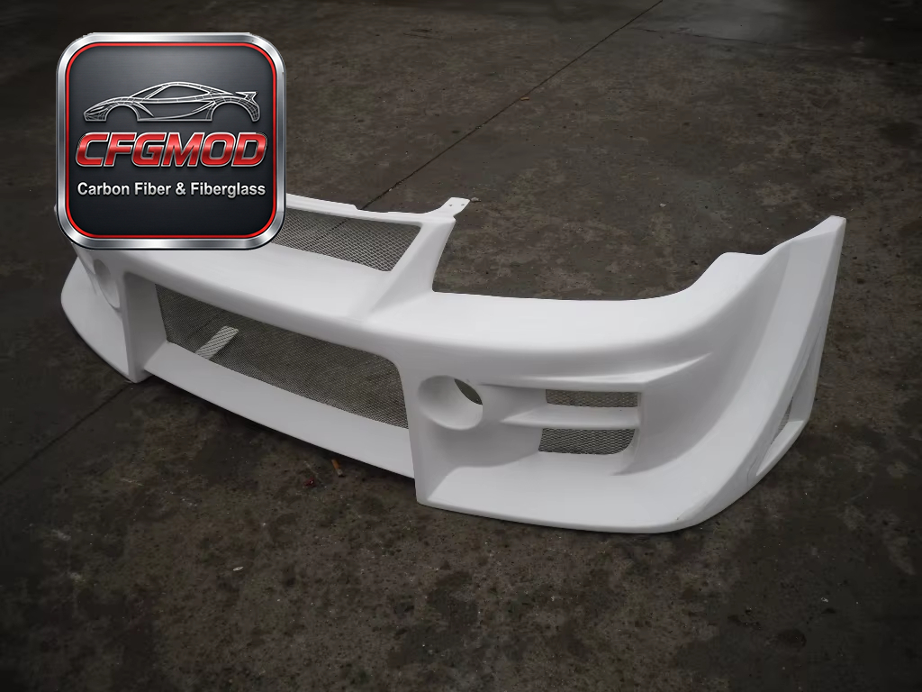 FOR EVO 6 DAMD Style New Condition FRP Front Bumper Glass Fiber — 1
