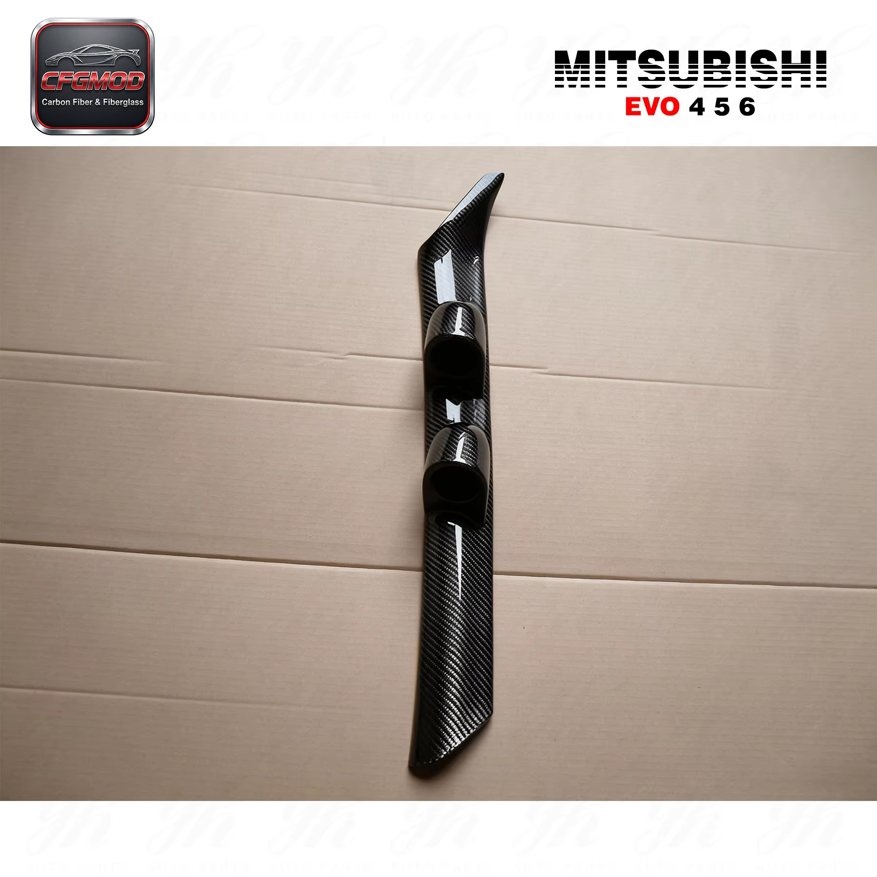 Carbon Fiber Evolution 6 A-Pillar Twin Gauge Pod-Black Retrofit/Upgrade — 5