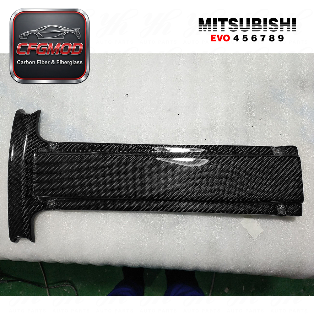 High Quality Carbon Fiber Engine Plug Cover for Lancer Evolution 4-8 4G63 CT9A — 5